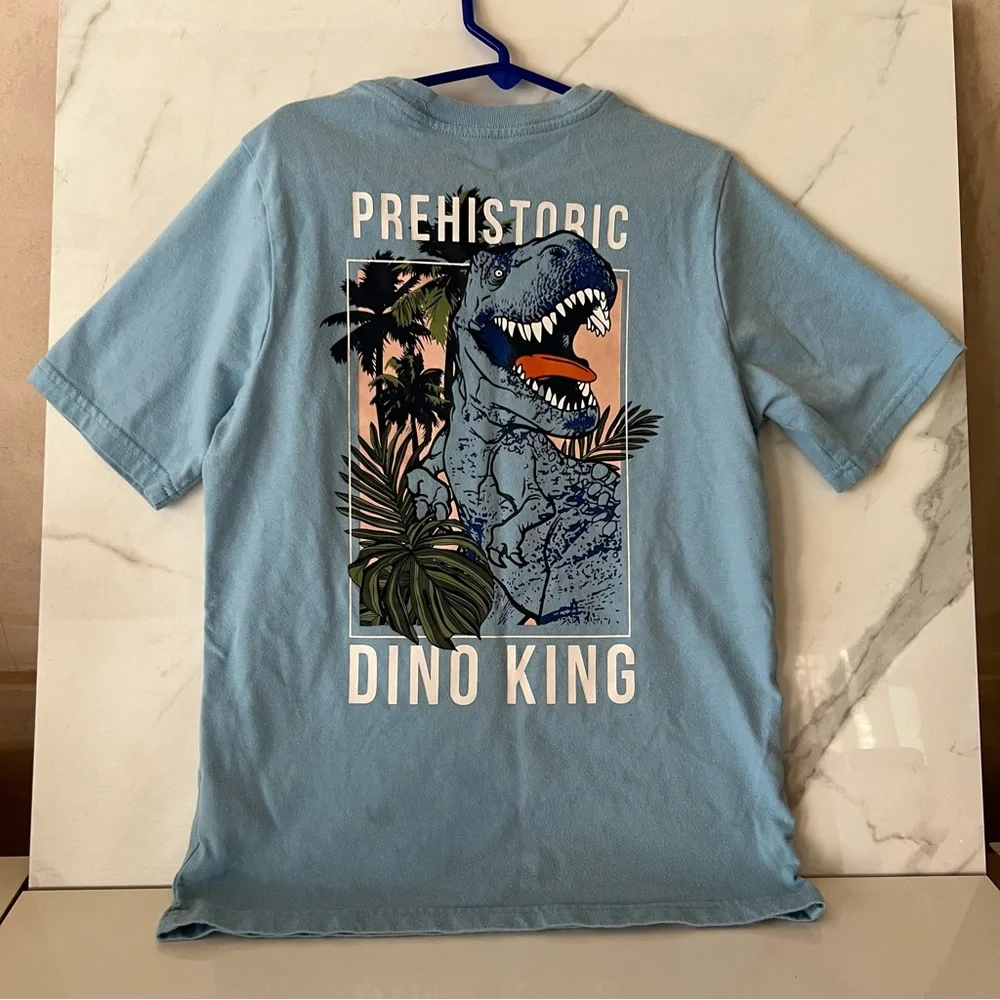 Garanimals light blue boys shirt short sleeves - Picture 6 of 14